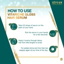 Streax Vitariche Gloss Hair Serum - 100ml