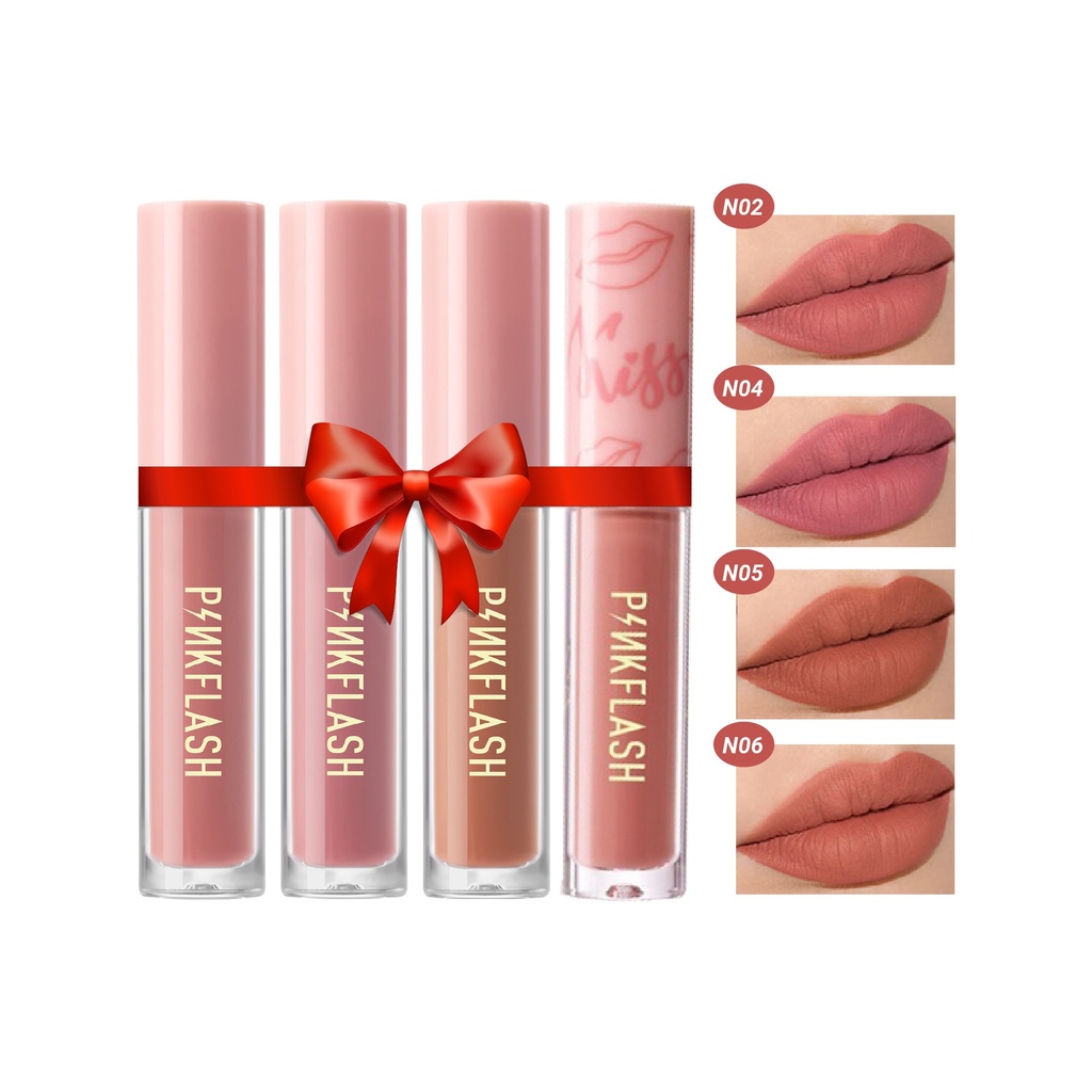 PinkFlash Effortless Nude Lipstick Bundle