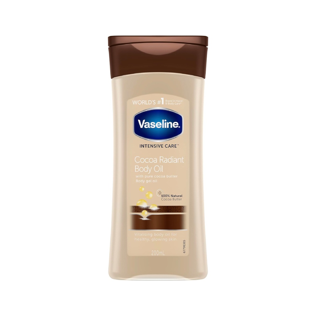 Vaseline Intensive Care Cocoa Radiant Body Gel Oil